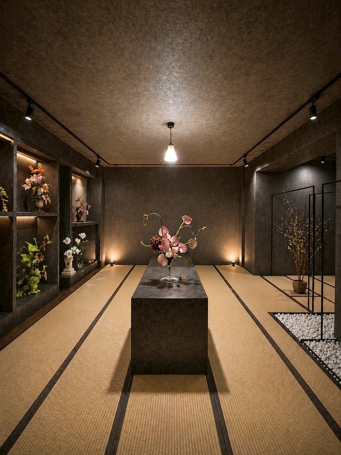 畳華の室内展示スペース